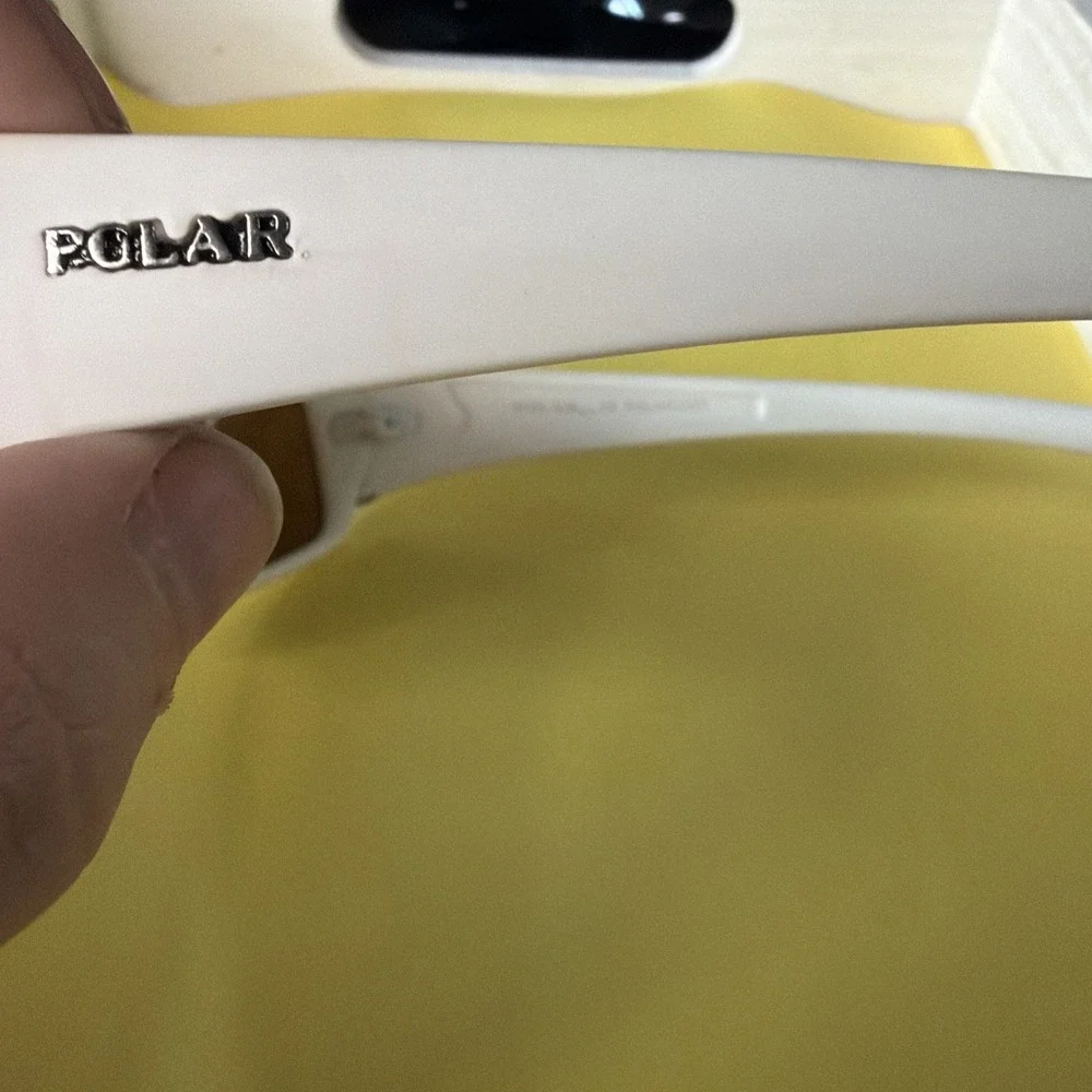 Polar Sport PLS012 C1 White Frame Sun glasses Polarized Men Unisex Women